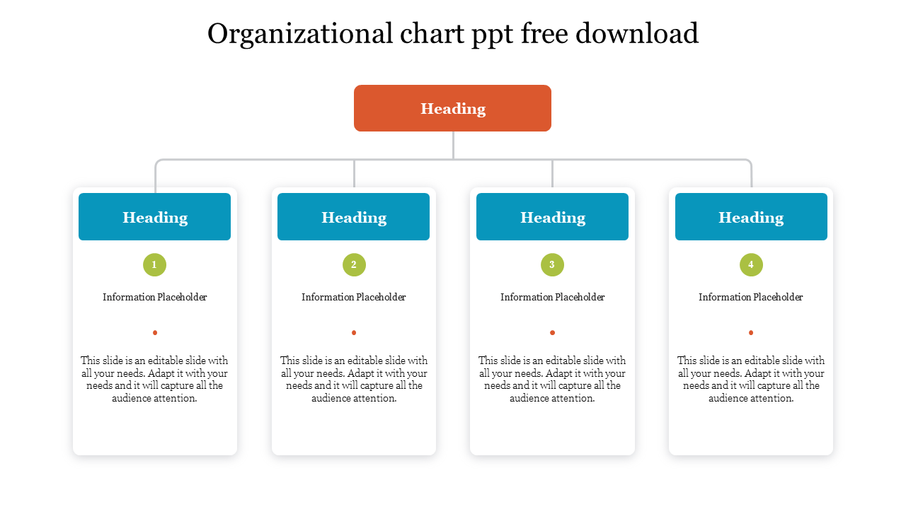 organizational chart ppt free download